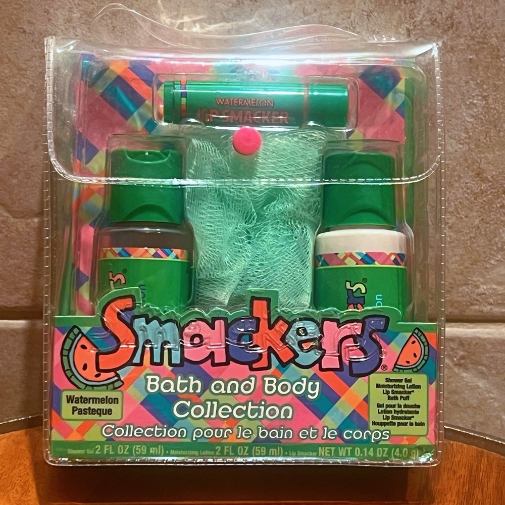 Super RARE Smackers Bonne Bell Bath and Body Collection WATERMELON Lip Smacker